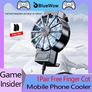 BlueWow Mobile Phone Cooling Fan Mini Universal Phone Cooler Smartphone Cooler For Mobile Phone Processor Cooler For Samsung X16