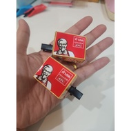 kfc Fried Chicken Box Hair Clip Cute