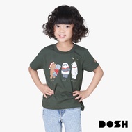 DOSH KIDS T-SHIRTS WE BARE BEARS เสื้อยืดคอกลมเด็ก DBBBT5043-DG (4-12)