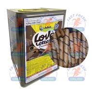TIN BISKUT JULIE'S LOVE LETTER CHOCOLATE 4.5KG