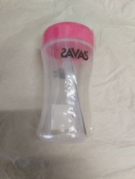(現貨發售) 日本 明治 SAVAS 蛋白粉 搖搖杯 350ml 粉紅色