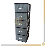 Maxonic 5 Tier Plastic Drawer / Cloth Cabinet / Storage Cabinet / Laci Baju / Rak Baju 5500