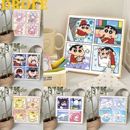 DROFE/20x20cm with frame/Paint By Number/Crayon Shin Chan/Sanrio/Cinnamoroll/Kuromi/Melody/Diy Painting/Oil Painting By Number/Children gift