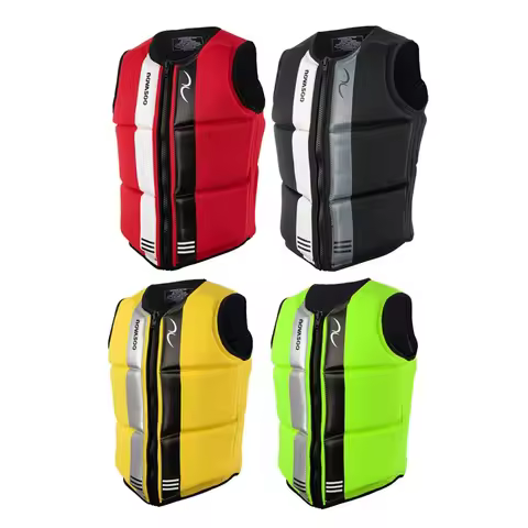 Professional Surfing Vest Life Jacket Motorboat Vest Bulletproof Buoyancy Life Vest Water Sports Pro