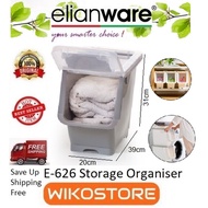 Hot Sales [Wikostore]  Elianware E626 / E-626 Stack Box With Roller / Storage Box  (8.6"L x 15.3"W x