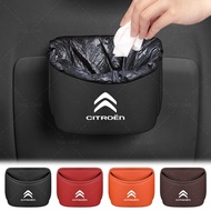 1/2pcs Waterproof Car Garbage Bucket Car Interior Sundries Organizer for Citroen C1 3 6 BX CX GT C4 
