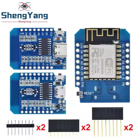 WeMos D1 Mini ESP8266 ESP-12F ESP12 Module WiFi Development Board Micro USB 3.3V Based On ESP-8266EX