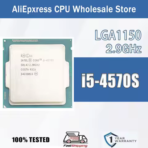 Intel Core i5-4570S 2.9GHz 6M TDP65W i7 4570S Cache up to 3.60 GHz Computer CPU Processor Server FC-