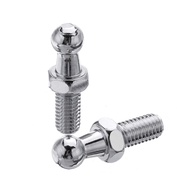 HOTT 2pcs M8 Stainless Steel Ball Stud Bolt 10mm Struts Ball Ended