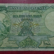 indonesia 2500 rupiah 1957