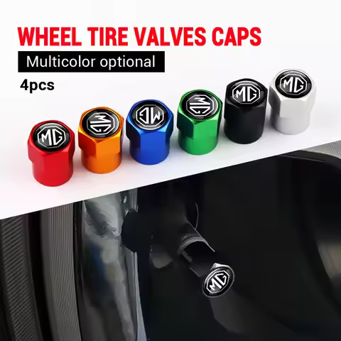 4Pcs Car Wheel Tire Valve Cap Accessories For Morris Garages MG ZS 5 7 6 Cyberster MG4 EV ES5 HS One