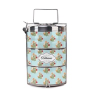 Famsy Retro Rose Bouquet Tiffin Carrier