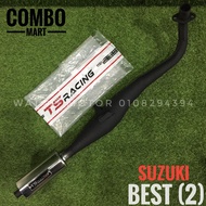 EXHAUST PIPE TS RACING SUZUKI BEST (2) BEST RR110 CUTTING STANDARD CHAMBER