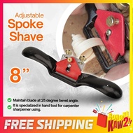 8" Adjustable Spoke Shave Wood Planer Furniture Birds Planer Carving Handcraft Bird Type Trimmer Sha