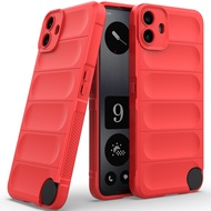 Nothing CMF Phone 1 Case Flexible TPU Rubber Grip Shock-Absorbent Protective Case Cover for Nothing 
