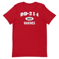 Marines Retirement Honorable Discharge Dd-214 Military Unisex T-Shirt