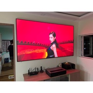 Telon Premium ALR PET CRYSTAL CBSP 100” - 120” 4K Projector Screen for UST Projector - Ready Stocks 