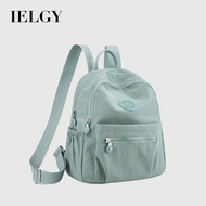 IELGY Lightweight Nylon Backpack for Traveling with Large Capacity and Waterproof Function