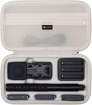 XANAD Hard Case for Insta360 X3/X4/X2 Waterproof 8K 360 Action Camera - Stroage Carrying Bag(Cream)-