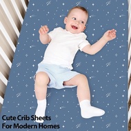 Baby Crib Sheets for Boys Girls, Fitted Crib Sheet Neutral 3 Pack for Standard Crib and Toddler Matt