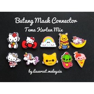Ready Stock PRINTED BUTTON / BUTTON MASK CONNECTOR / BUTANG COMEL MASK CONNECTOR / Planar Printed Ac