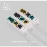 Rexus USB Hub 3.2 H337 4-in-1 USB-A and USB-C port