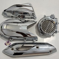 Cover tutup Cvt 1paket Chrome Genio beat street 2020 beat deluxe