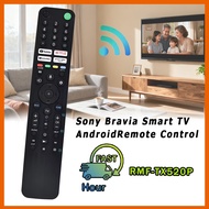 New RMF-TX520P For Sony 4K 8KHD Smart Voice TV Remote Control KD-65X80 KD-75X80J