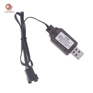 YUEYINGO 1PCS 7.4V SM-4P Plug USB Charger For DE36W DE65 HM202 EC08 EC16 RC Car M416 Electric Gel Ba