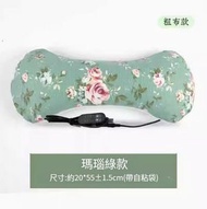 全城熱賣 - 電加熱艾草頸椎枕 骨頭枕 粗布枕芯（瑪瑙綠）#H002074351