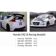 Honda CR-Z Crz JS Racing Bumper Bodykit body kit front side rear skirt lip diffuser boot trunk carbo