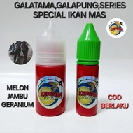 Esen oplosan melon jambu geranium/umpan ikanmas/target ikan mas indukan/esen galatama/kencanamas46