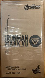 Hottoys 1/6 Diecast MMS500-D27 Ironman MarkVII Mark 7( No Special edition )
