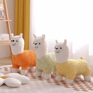 [Stool and Chair] Alpaca Small Stool Alpaca Seat Children Animal Stool Cartoon Household Decoration 