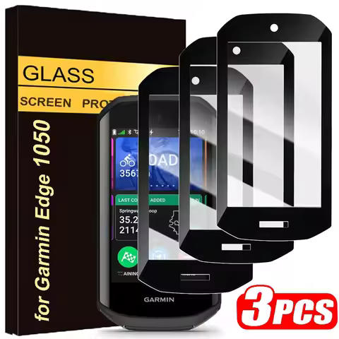 1-3PCS 3D Curved Tempered Glass for Garmin Edge 1050 Screen Protector Anti-Scratch Hardness Protecti