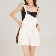 jumshort for women jumpsuit jumpsuit for woman lovito jumpsuit White Denim Shorts Women Summer Overa