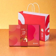 京豐禮 法式烤片+土鳳梨酥+日本脆米鹹蛋黃牛軋/附提袋/中秋禮盒