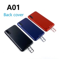 For SAMSUNG Galaxy A01 A015 A015F Back Cover Full Housing Case Rear Battery Door Chassis Parts Repla