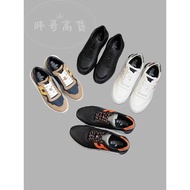 Hog Hog Hog New Style Genuine Leather Men Thick-Soled Sports Casual Shoes Unique H-Shaped Fashion Al