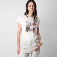 ZADIG & VOLTAIRE AX5Y 24 Summer Women’s Short Sleeve Digitally Printed T-Shirt