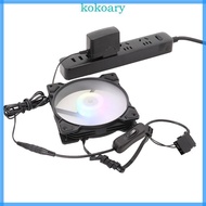 32cm DC5.5x2.1mm Plug to 4Pin for Molex Computer PC Case Fan Power Adapter Cable