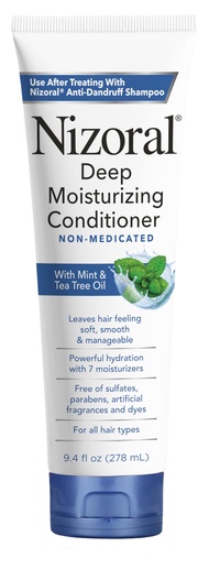 Nizoral Deep Moisturizing Conditioner with Mint & Tea Tree Oil for All Hair Types - Free of Sulfates