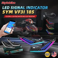 HPMP SYM V3I 185 LED Mata Gaban Signal Light VF3i Pilot Lamp Bar Bluetooth Lampu Dada LED Signal Lam