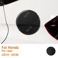 HKCN Carbon Fiber Fuel Tank Panel Decoration Car Interior Accessories Cover Trim Modified Sticker Fo