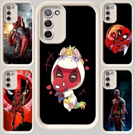 M-1 Deadpool White Casing for Samsung A51 A03 Core M02 A71 F02S J6 A03S A02 A02S M02S J4 Plus A31