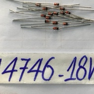 50 Diodes 1N4746-Zene 18V -1W