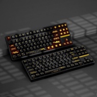 Z Zhuzhou Give Two Points Commercial Co., Ltd. Black Gold Mandala JSJT Keycap Original Factory PBT+P