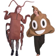 Adult Cockroach Cosplay Costume  Children'S Poop Funny Costume  Cosplay Performance Party  Funny Pra