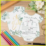 Baby Shower Prediction Cards Funny Advice Cards for Baby Shower Games Funny Neutral Planning Kit Gam