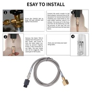 CO2 Refill Connector Soda Machine Connector Soda Refill Adapter CO2 Cylinder Cartridge Fill Connecto